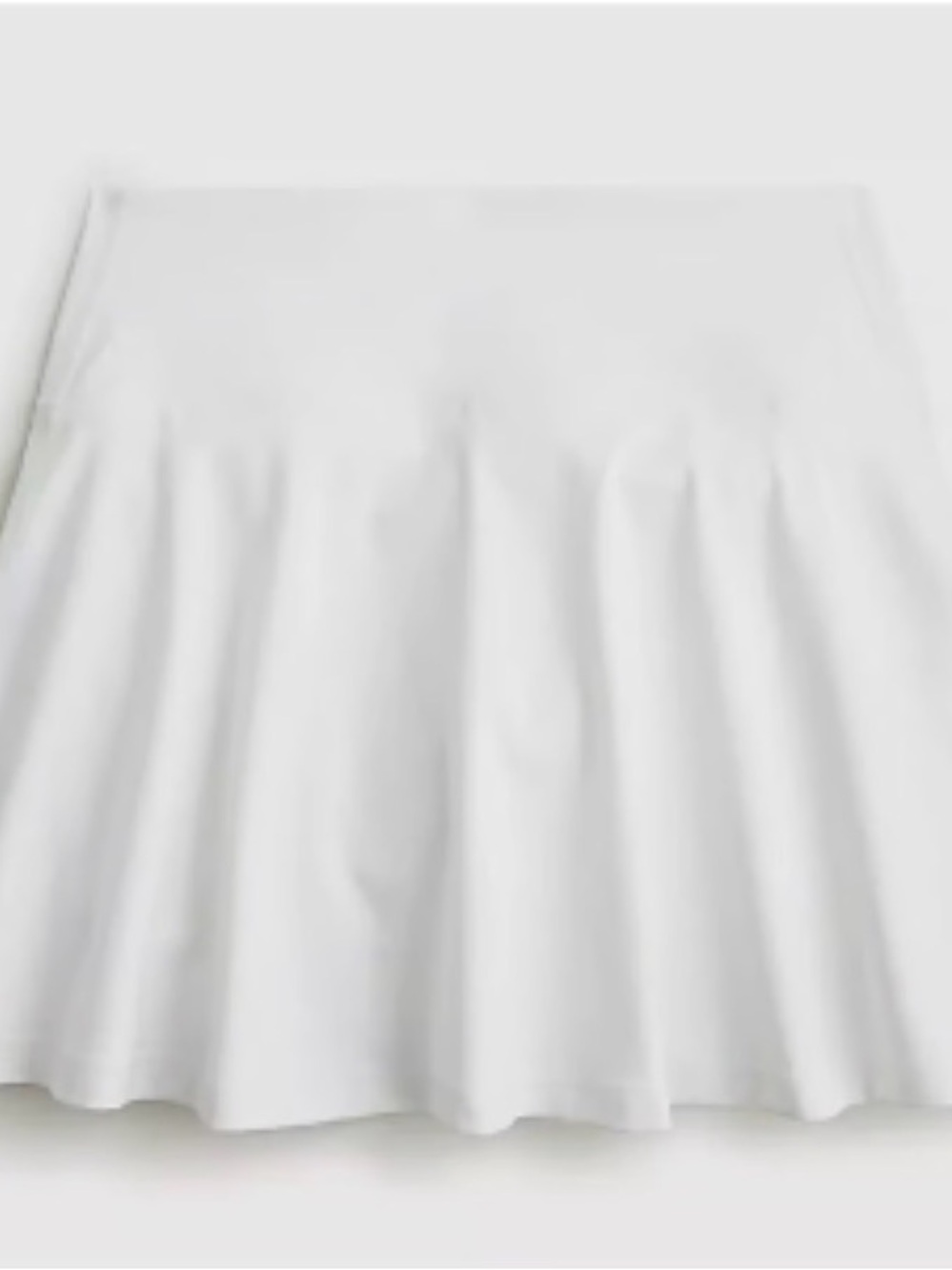 J. Crew Women's CloudStretch Flared Sports Skirt - White